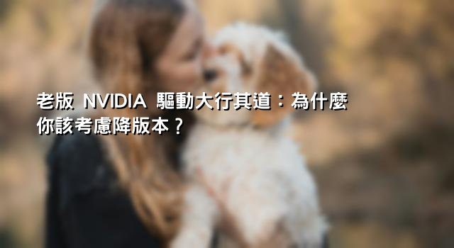 老版 NVIDIA 驅動大行其道：為什麼你該考慮降版本？